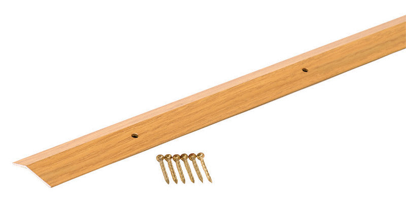 M-D BUILDING PRODUCTS - M-D 0.38 in. H X 72 in. L Prefinished Brown Aluminum Carpet Trim [40122]