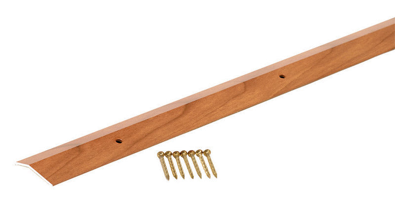 M-D BUILDING PRODUCTS - M-D 0.38 in. H X 36 in. L Prefinished Brown Aluminum Carpet Trim [40124]