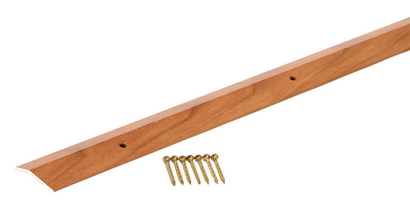 M-D BUILDING PRODUCTS - M-D 0.38 in. H X 72 in. L Prefinished Brown Aluminum Carpet Trim [40126]
