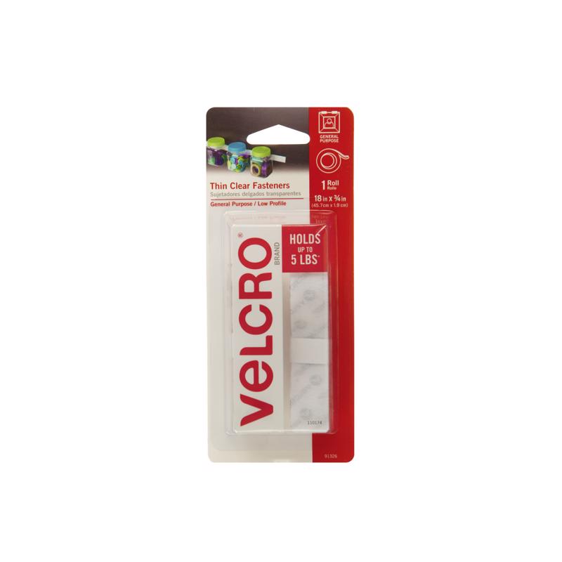 VELCRO BRAND - VELCRO Brand Medium Nylon Hook and Loop Fastener 18 in. L 1 pk