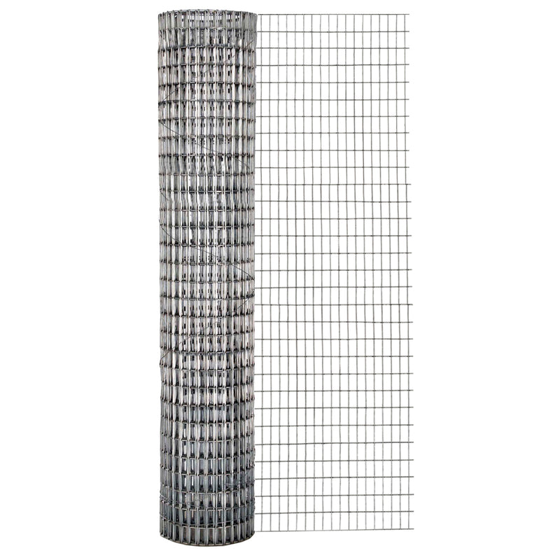 GARDEN ZONE - IronRidge 30 in. H X 10 ft. L Galvanized Steel Welded Wire Fence 1 in.