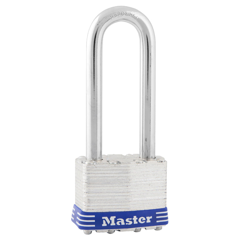 MASTERLOCK - Master Lock 1-3/4 in. W Laminated Steel Ball Bearing Locking Padlock