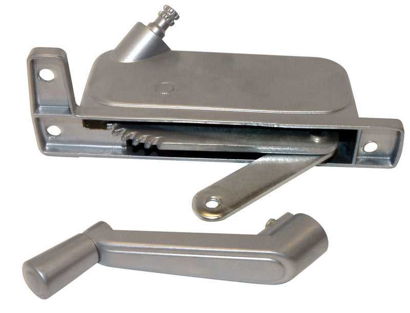 BARTON KRAMER - Barton Kramer Silver Aluminum Left Awning Window Operator For Keller/P.G.T. Windows