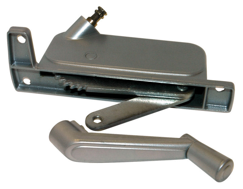 BARTON KRAMER - Barton Kramer Silver Aluminum Left Awning Window Operator