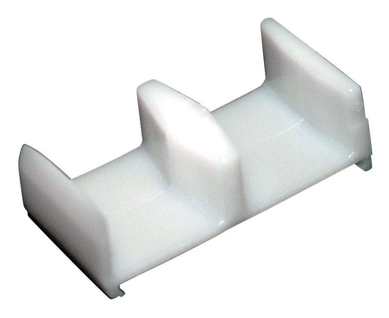 BARTON KRAMER - Barton Kramer 0.9375 in. H X 1.875 in. W White Shower Door Guide