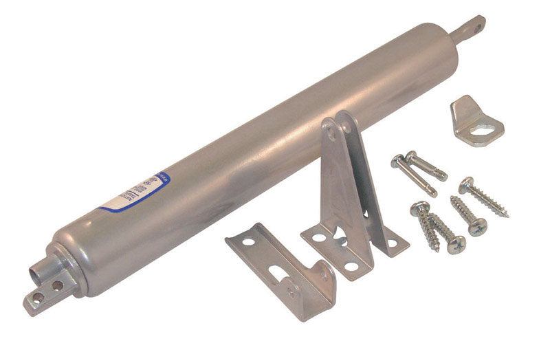 BARTON KRAMER - Barton Kramer Silver Aluminum Pneumatic Door Closer