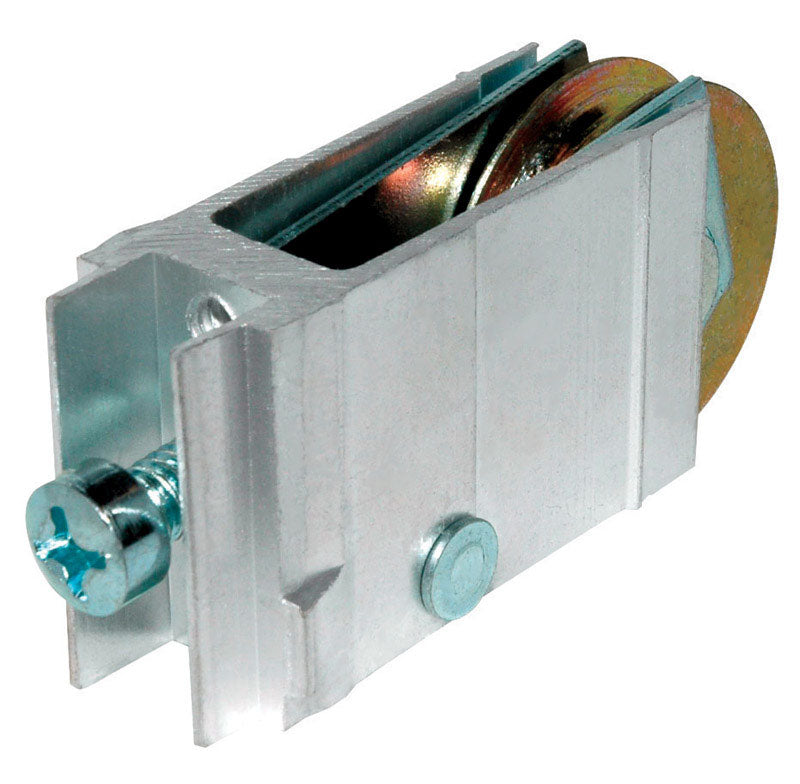 BARTON KRAMER - Barton Kramer 1-1/4 in. D X 3/4 in. L Mill Aluminum/Steel Patio Door Roller Assembly 1 pk