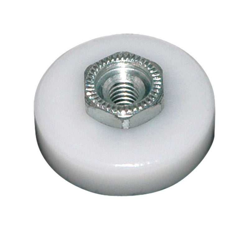 BARTON KRAMER - Barton Kramer 7/8 in. D X 1/4 in. L Nylon/Plastic Shower Door Wheel 2 pk
