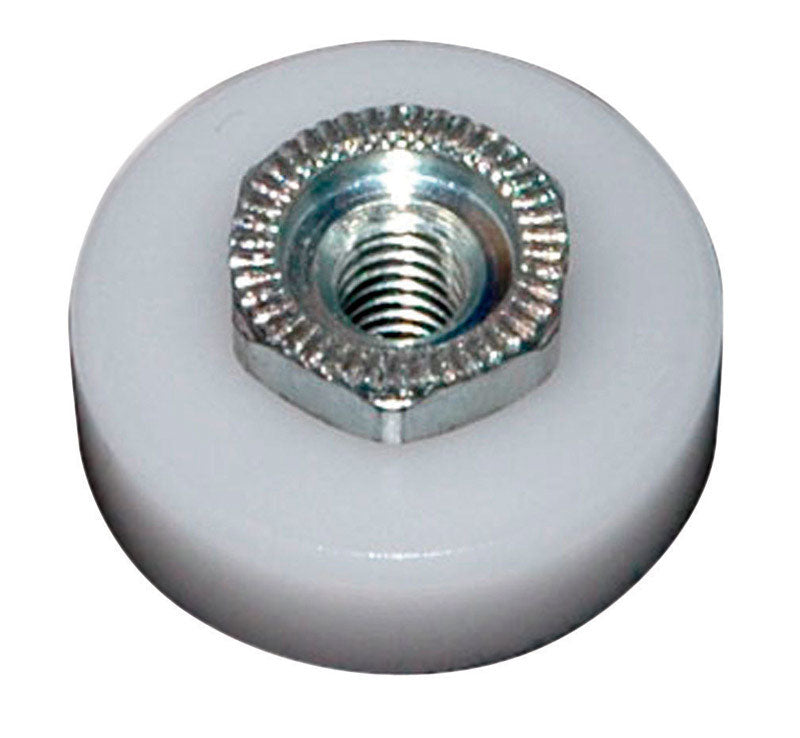 BARTON KRAMER - Barton Kramer 3/4 in. D X 1/4 in. L Nylon/Plastic Flat Shower Door Wheel 2 pk