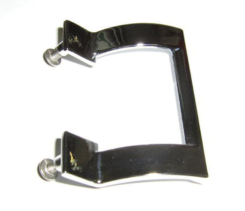 BARTON KRAMER - Barton Kramer 2.75 in. H X 2 in. W Chrome Silver Shower Door Handle