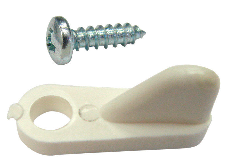 BARTON KRAMER - Barton Kramer White Nylon Screen Clip 1 pk [623C]