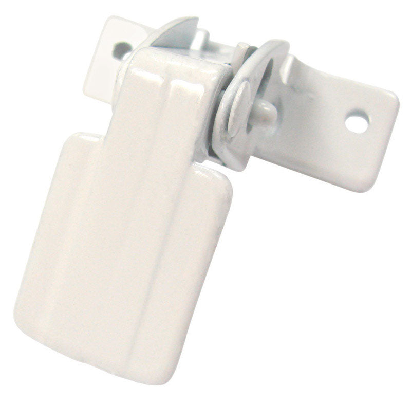 BARTON KRAMER - Barton Kramer White White Aluminum Door Latch 1 pk [712C]