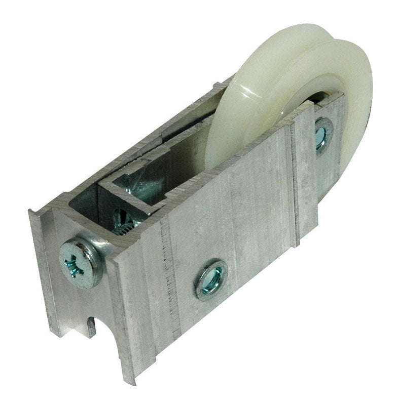 BARTON KRAMER - Barton Kramer 1-1/2 in. D X 7/8 in. L Mill Aluminum Sliding Glass Door Roller Assembly 1 pk