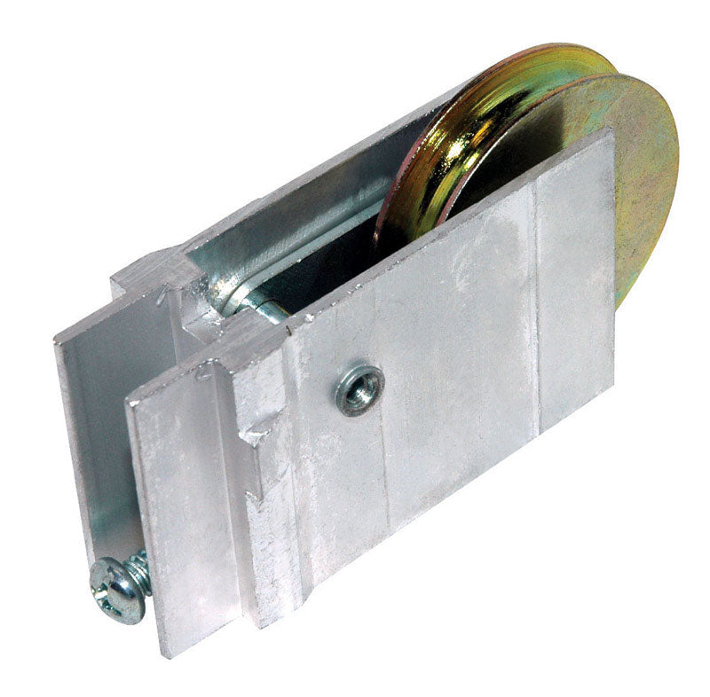 BARTON KRAMER - Barton Kramer 1-1/2 in. D X 3/4 in. L Mill Aluminum Sliding Glass Door Roller Assembly 1 pk