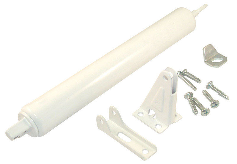 BARTON KRAMER - Barton Kramer Powder Coated White Aluminum Pneumatic Adjustable Door Closer