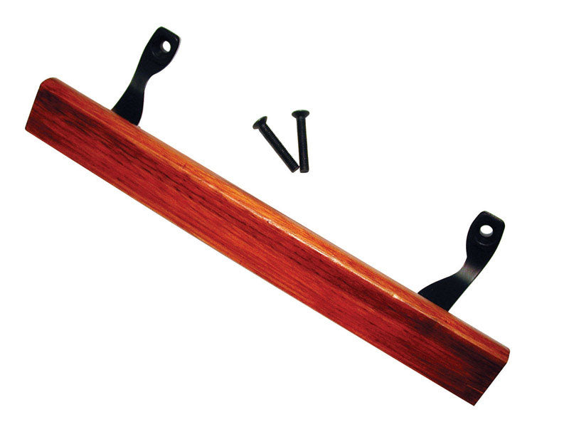 BARTON KRAMER - Barton Kramer 1.5 in. L Bronze Brown Wood Sliding Door Handle