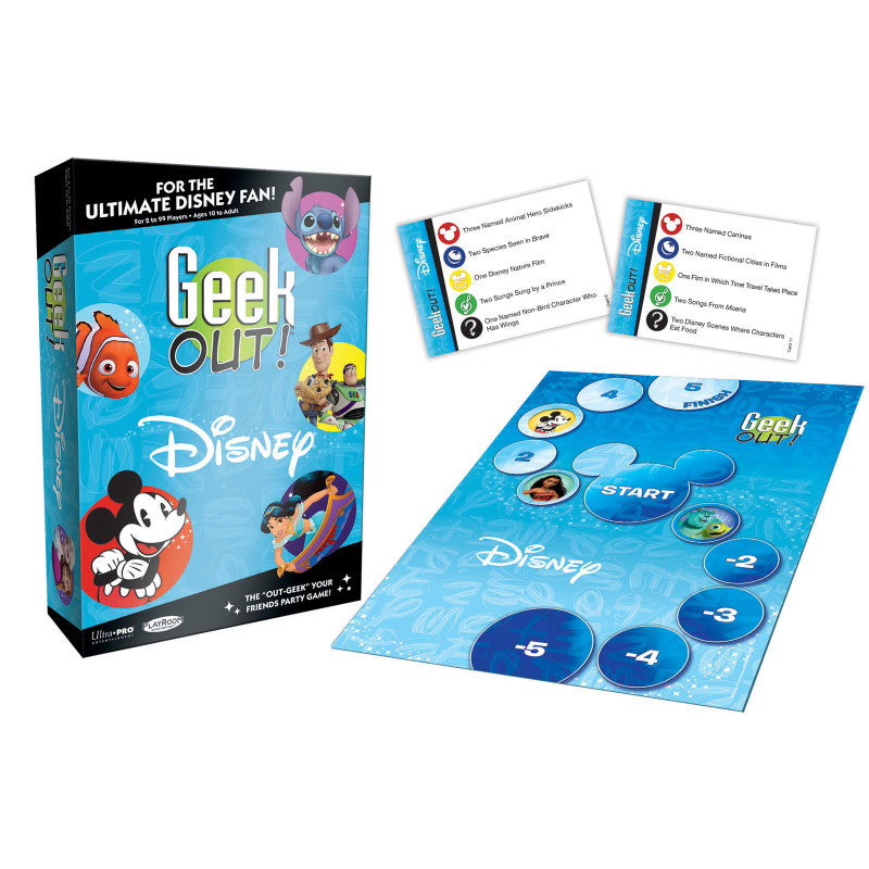 USAOPOLY - Geek Out! Disney Game