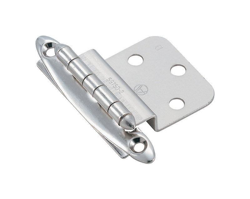 AMEROCK - Amerock 2 in. W X 2-3/4 in. L Polished Chrome Steel Decorative Hinge 2 pk