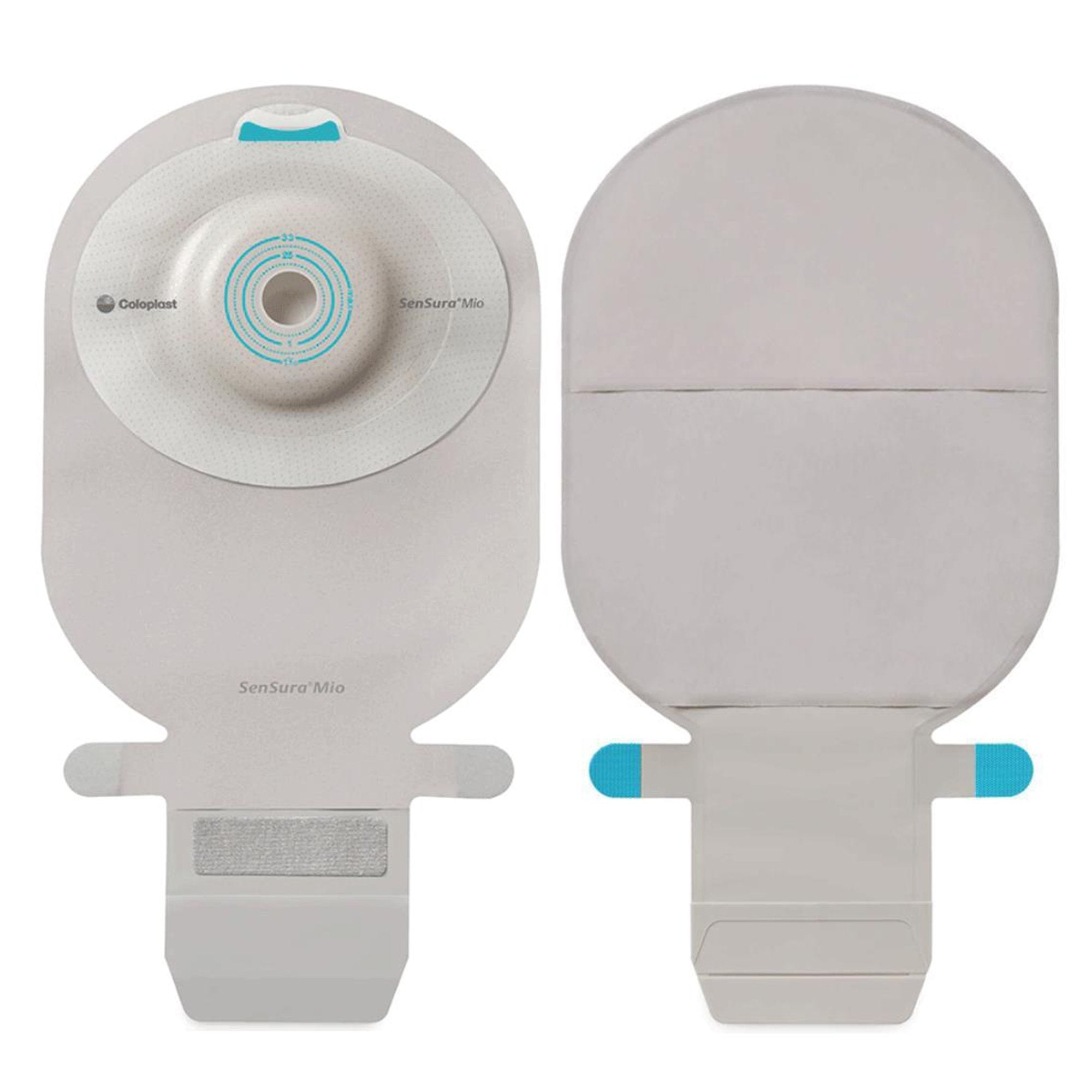 Coloplast - Ostomy Pouch SenSura® Mio One-Piece System 11 Inch Length, Maxi Flat, Pre-Cut 1-3/16 Inch Stoma Drainable [10/BX]