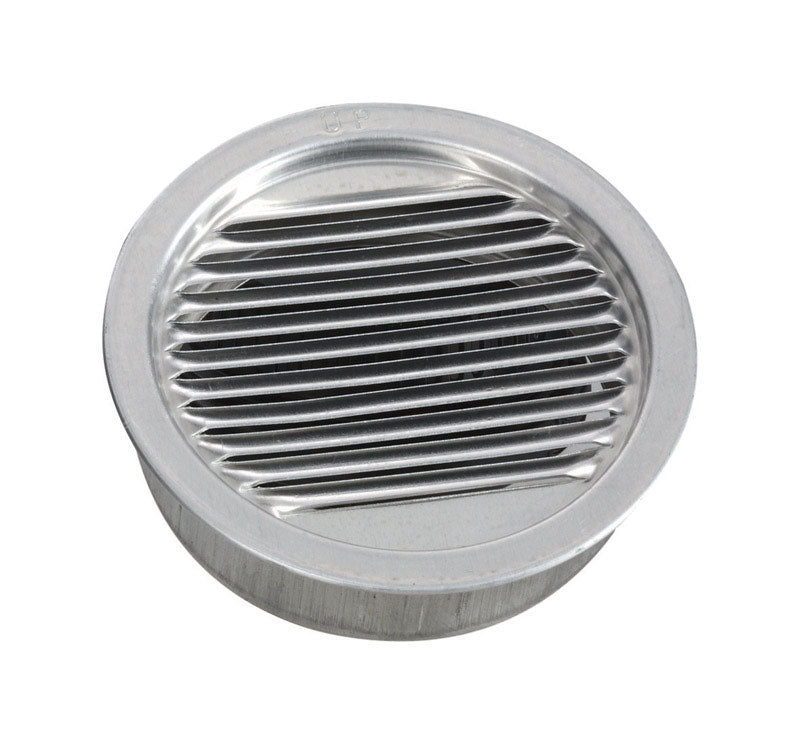 AIR VENT - Air Vent 4 in. W X 4 in. L Mill Silver Aluminum Mini Louver