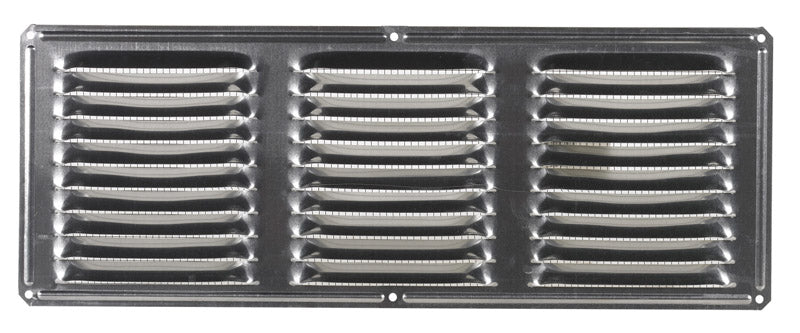 AIR VENT - Air Vent 6 in. H X 16 in. L Mill Aluminum Undereave Vent - Case of 24
