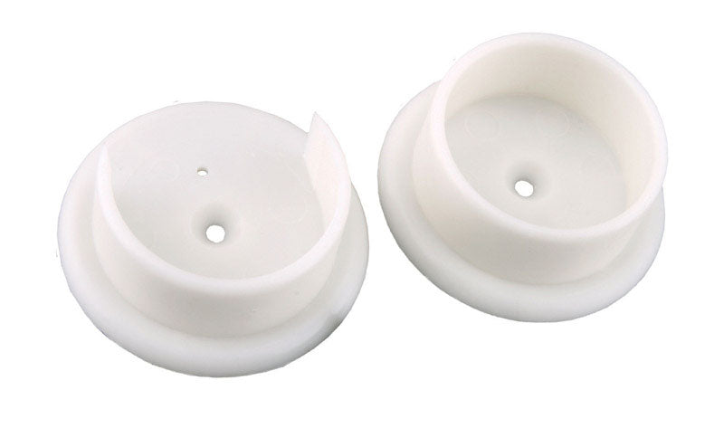 KNAPE & VOGT - Knape & Vogt Pro 1-3/8 in. L X 1-3/8 in. D Powder Coated Plastic Rod Socket