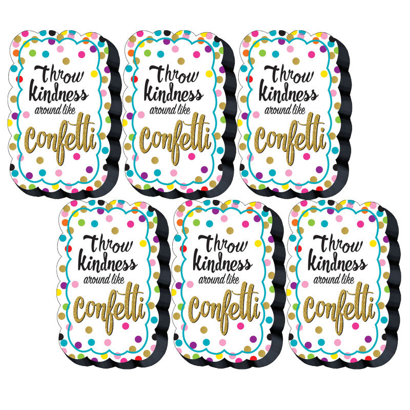 TEACHER CREATED RESOURCES - Confetti Magnetic Whiteboard Eraser, Pack of 6