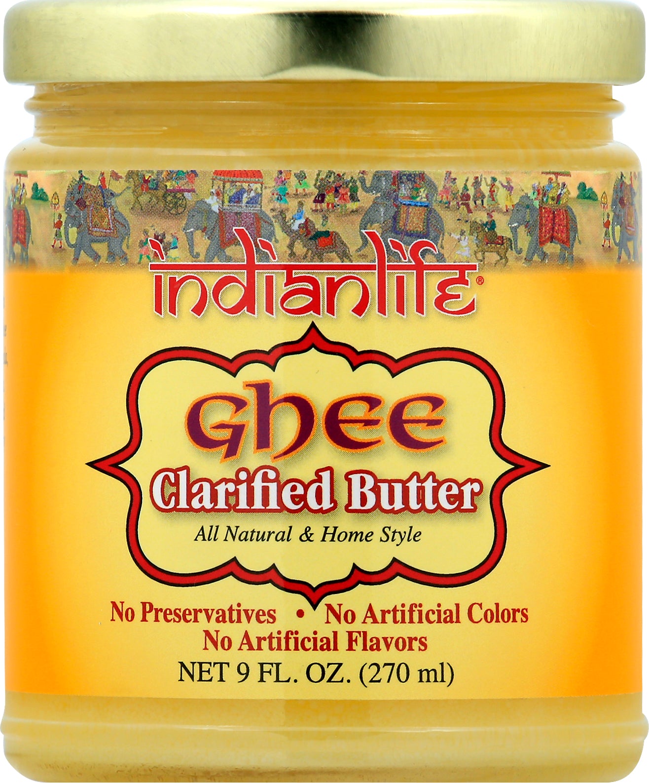 Indianlife Ghee 9 oz - Case of 12