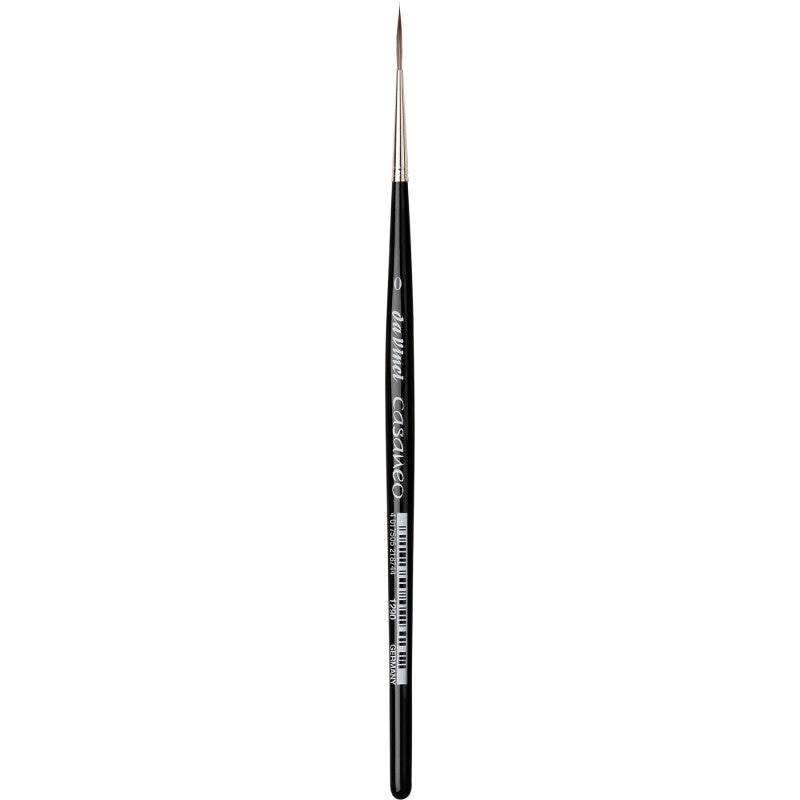 CASANEO Rigger, Extra Soft Synthetics, Watercolor & Acrylic, Liner, Series 1290, Size 0