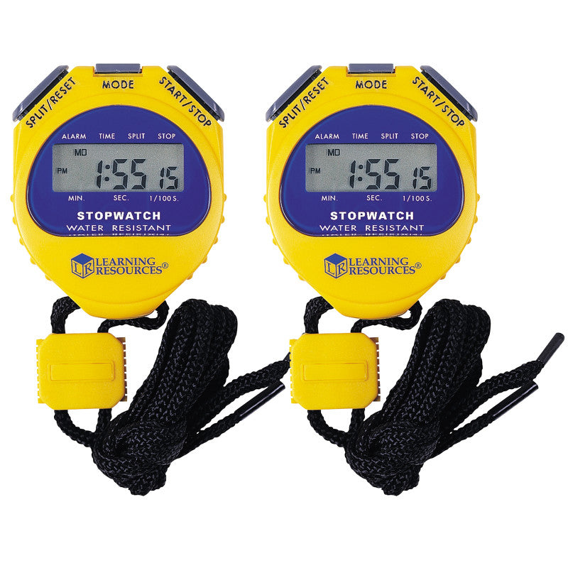 LEARNING RESOURCES - Big Digit Stopwatch, Pack of 2