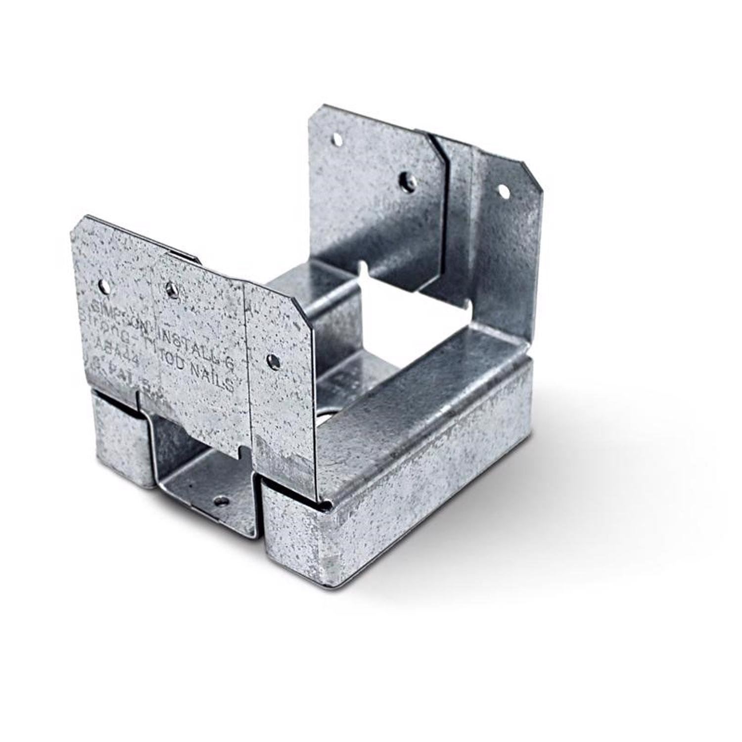 Simpson Strong-Tie ZMax 3.13 in. H X 5.5 in. W 14 Ga. Galvanized Steel Post Base - Case of 10