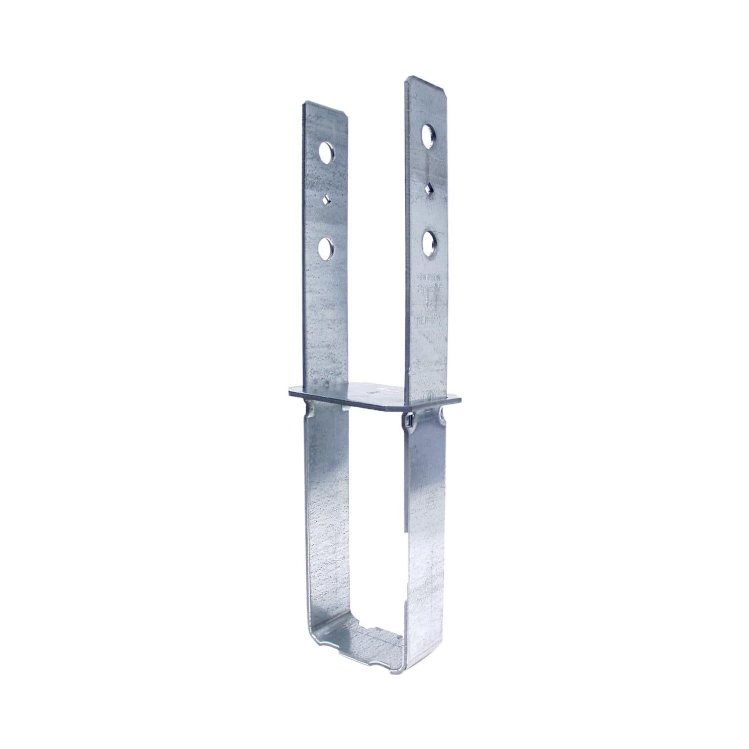 Simpson Strong-Tie 16.69 in. H X 3.94 in. W 7 Ga. Galvanized Steel Column Base - Case of 10