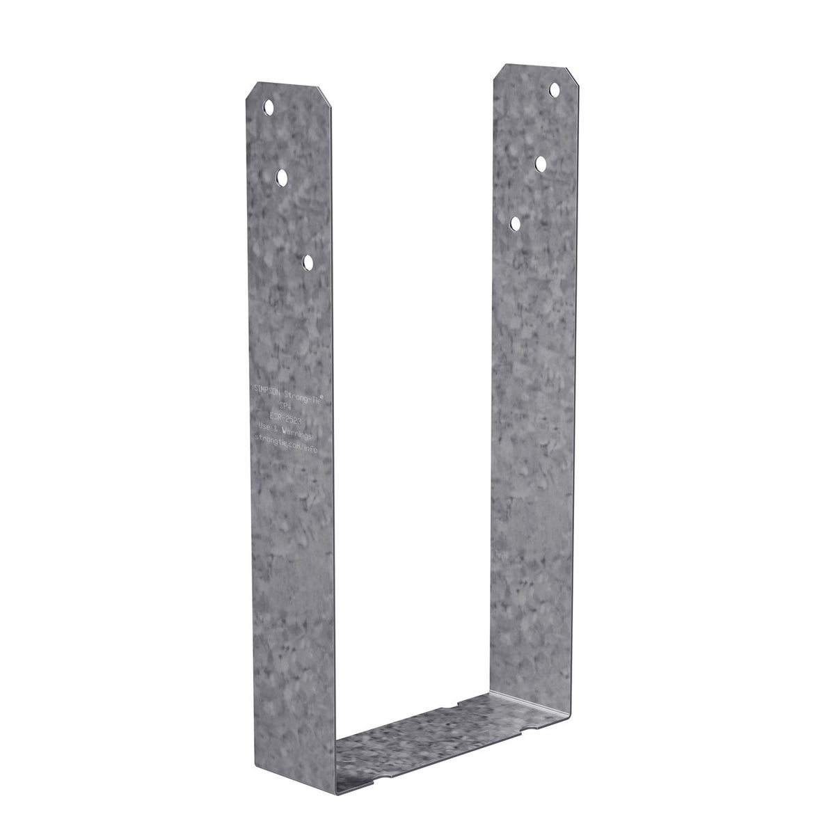Simpson Strong-Tie 3.6 in. H X 1.3 in. W X 7.2 in. L Galvanized Steel Stud Plate