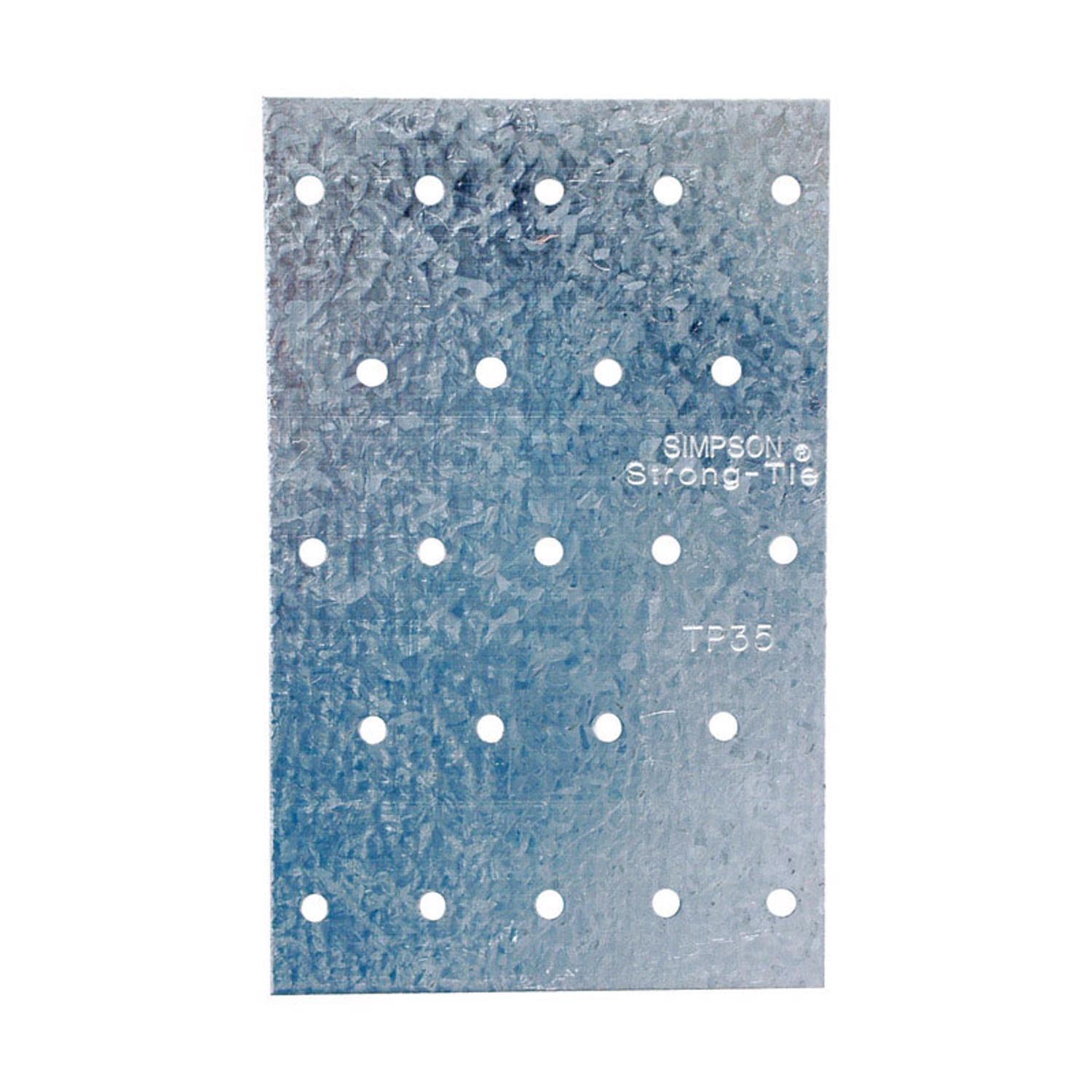 Simpson Strong-Tie 5 in. H X 0.04 in. W X 3.1 in. L Galvanized Steel Tie Plate