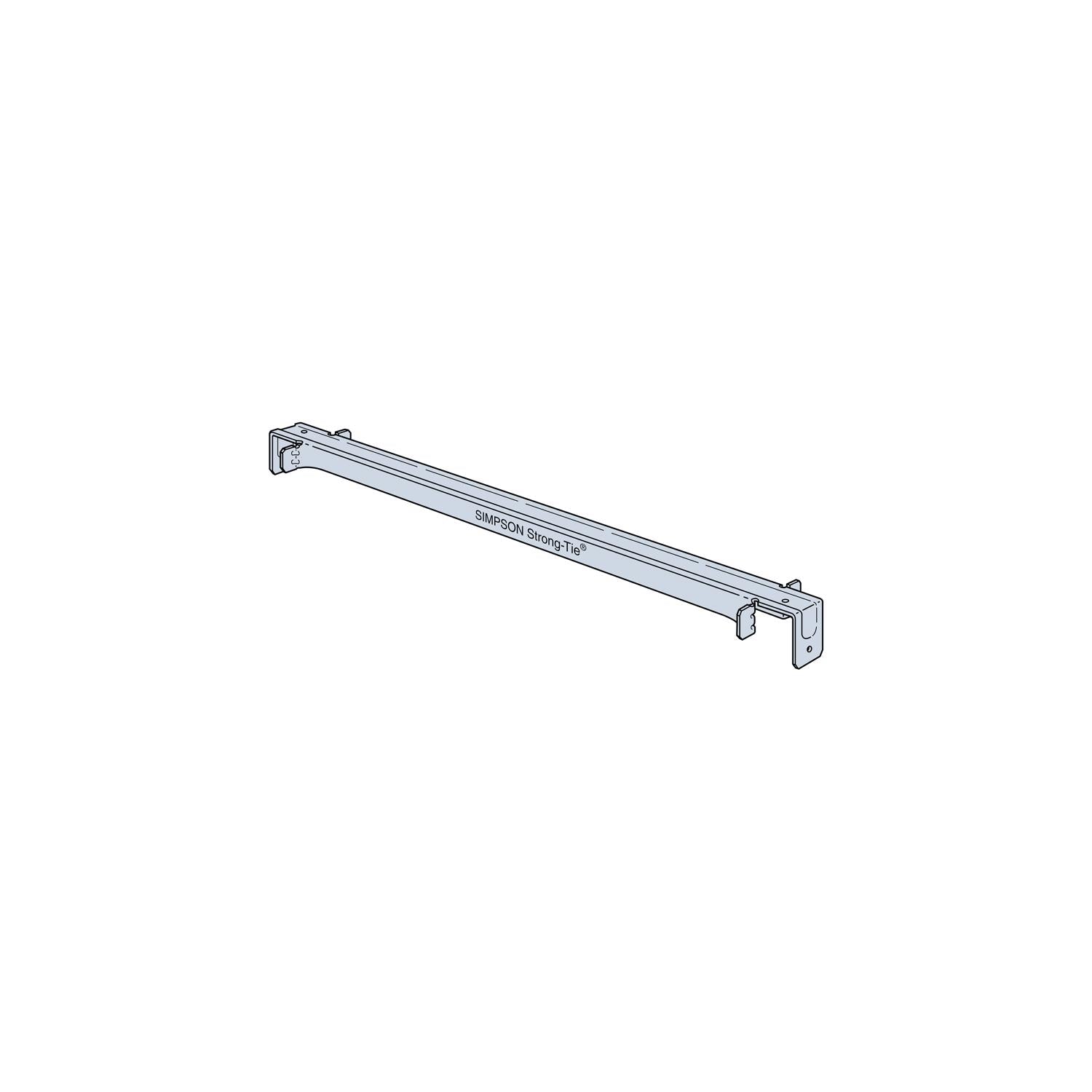 Simpson Strong-Tie 25.5 in. H X 1.75 in. W 22 Ga. Galvanized Steel Truss Spacer - Case of 50