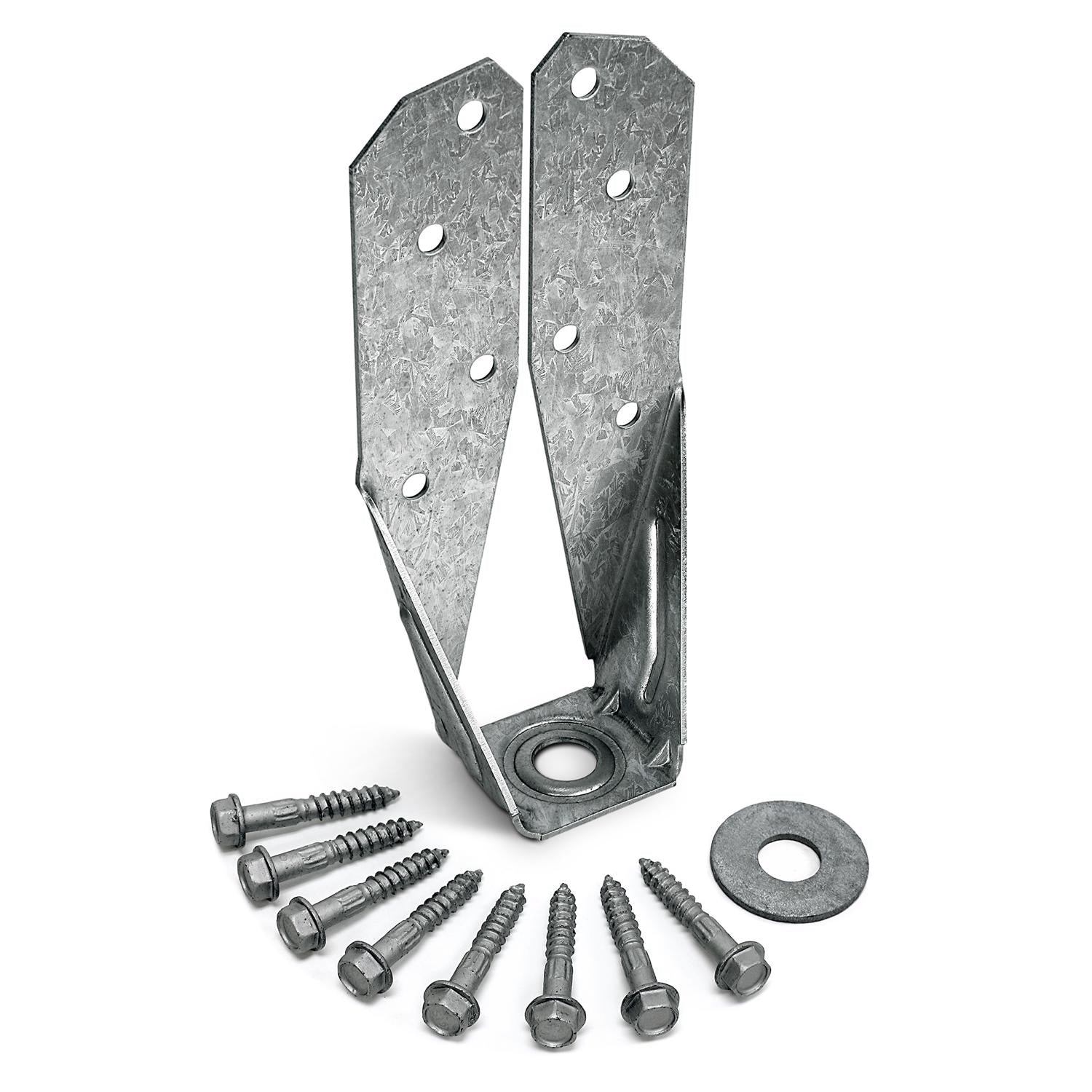 Simpson Strong-Tie ZMax 7.03 in. H X 3.25 in. W 14 Ga. Steel Deck Tension Tie