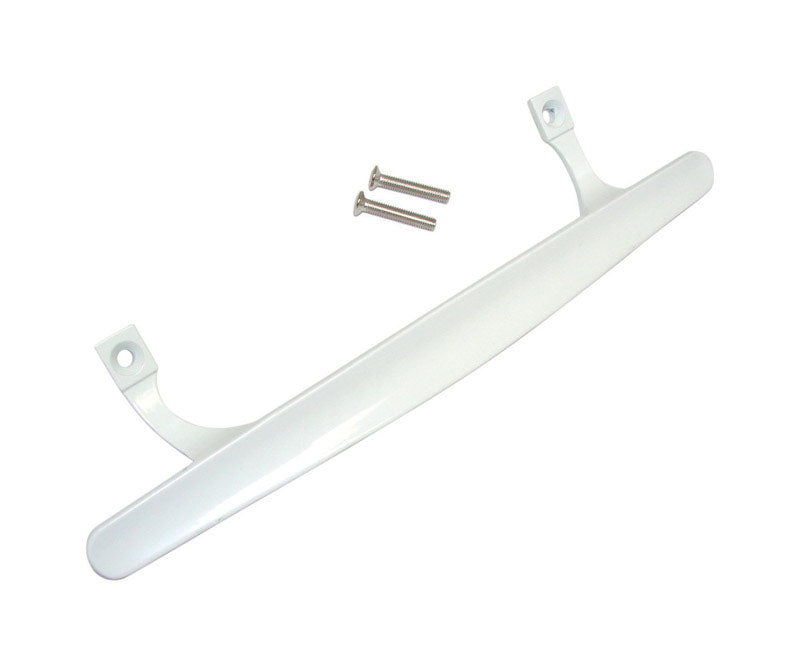 BARTON KRAMER - Barton Kramer 1.75 in. L White Metal Patio Door Handle Set