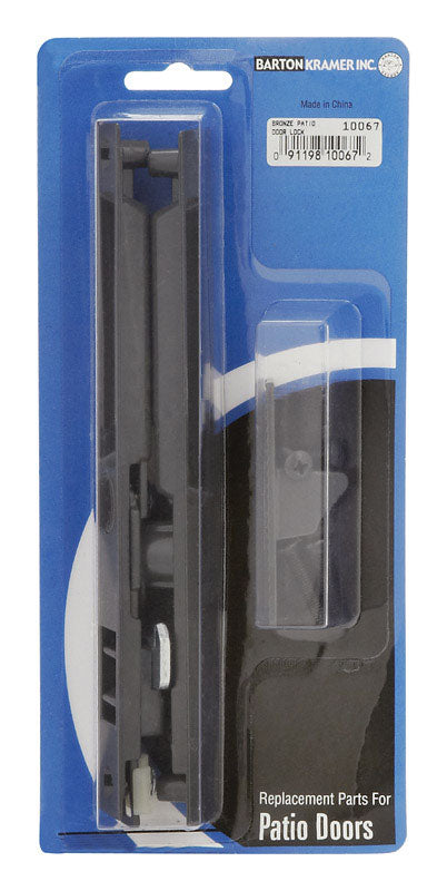 BARTON KRAMER - Barton Kramer Bronze Sliding glass Patio Door Lock Set