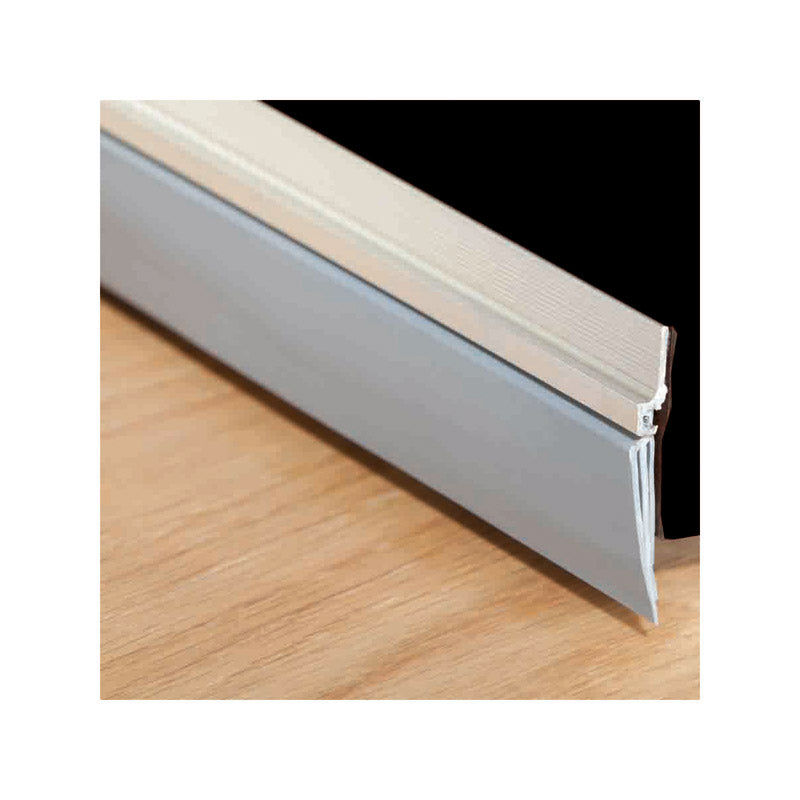 M-D BUILDING PRODUCTS - M-D Cinch Silver Aluminum/Vinyl Weatherstrip For Doors 36 in. L X 1/4 in.