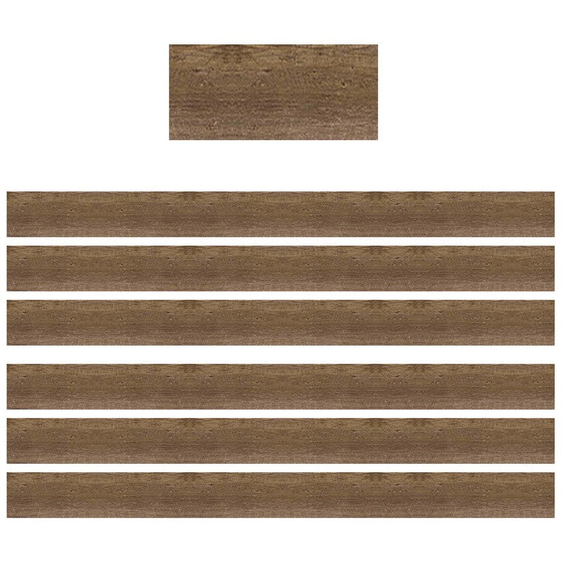 TEACHER CREATED RESOURCES - Home Sweet Classroom Wood Design Straight Border Trim, 35 Feet Per Pack, 6 Packs