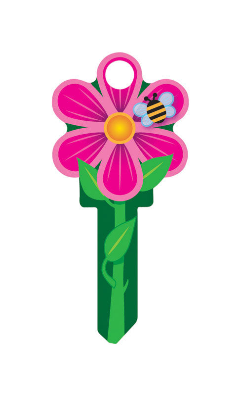 LUCKY LINE - Lucky Line Key Shapes Flower House Key Blank KW1/11 Double For Kwikset - Case of 5