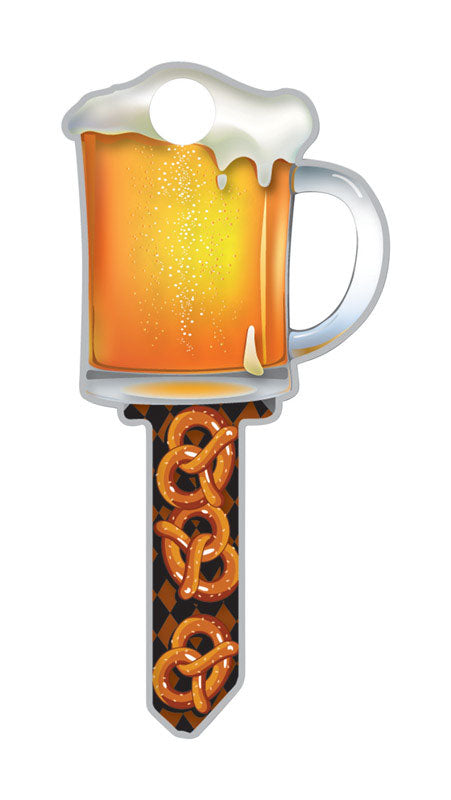 LUCKY LINE - Lucky Line Key Shapes Beer Mug House Key Blank SC1 Double For Schlage - Case of 5