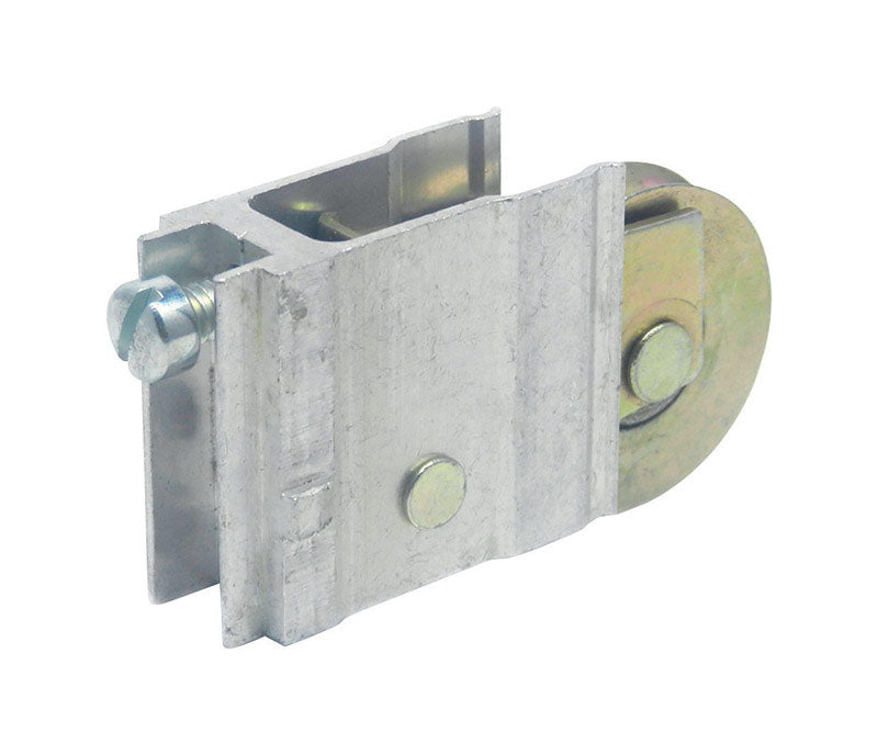 BARTON KRAMER - Barton Kramer 1-1/2 in. D X 3/4 in. L Aluminum/Steel Glass Door Roller Assembly 1 pk