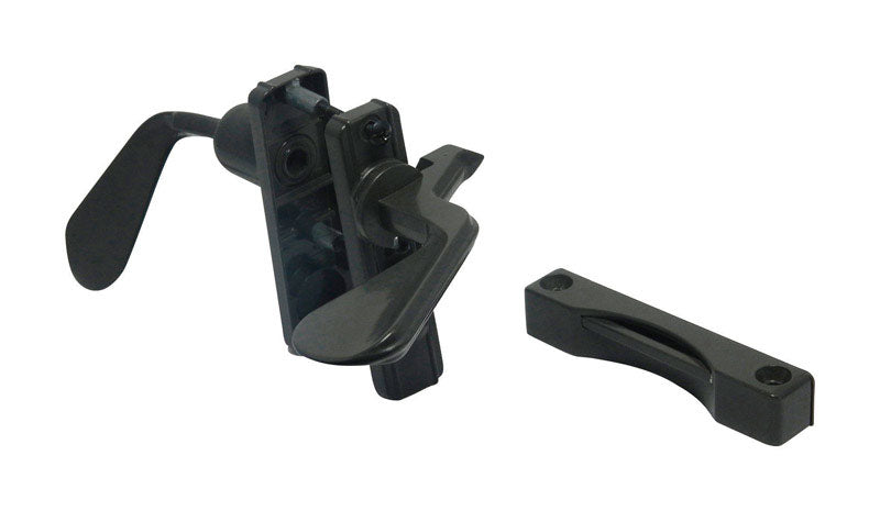 BARTON KRAMER - Barton Kramer Bronze Black Aluminum InSwing Latch 1 pk