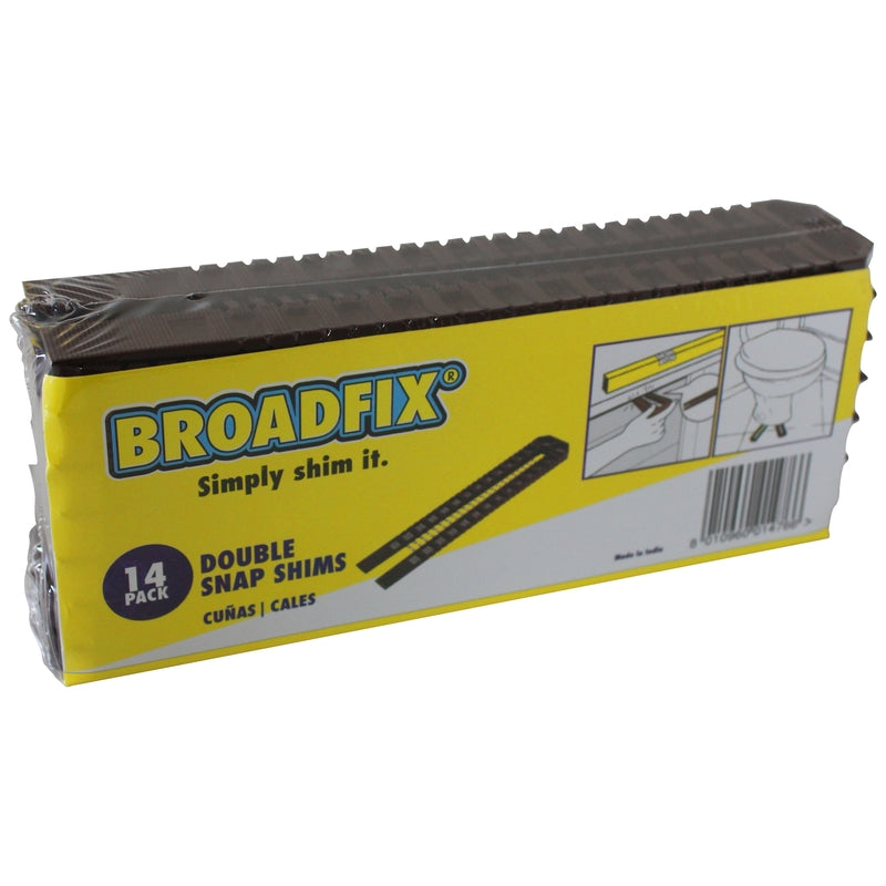 BROADFIX - Broadfix 1.8 in. W X 8 in. L Plastic Double Snap Shims 14 pk