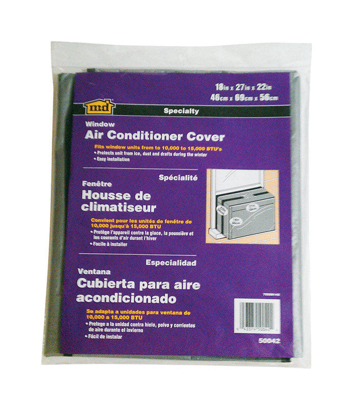 M-D BUILDING PRODUCTS - M-D 18 in. H X 27 in. W Square Outdoor Window Air Conditioner Cover