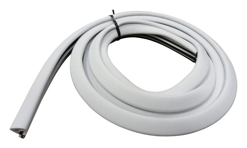 M-D BUILDING PRODUCTS - M-D White Rubber Weatherstrip For Doors 7 ft. L X 3/4 in.