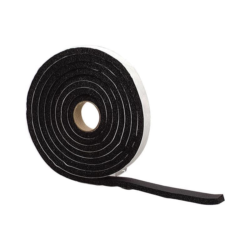 M-D BUILDING PRODUCTS - M-D Black Rubber Weather Stripping Tape For Auto and Marine 10 ft. L X 1/4 in.