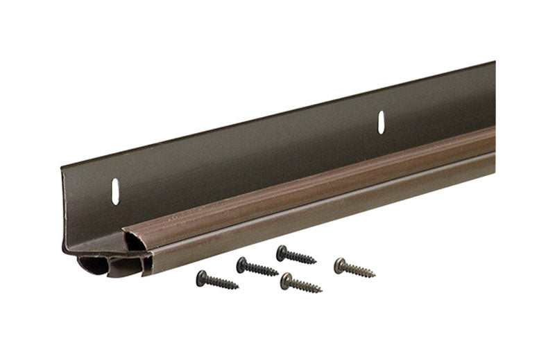 M-D BUILDING PRODUCTS - M-D Brown Vinyl Weatherstrip For Doors 3 ft. L X 1-5/8 in.