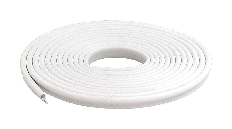 M-D BUILDING PRODUCTS - M-D White Vinyl Gasket Weatherstrip For Doors and Windows 17 ft. L X 1/2 in.
